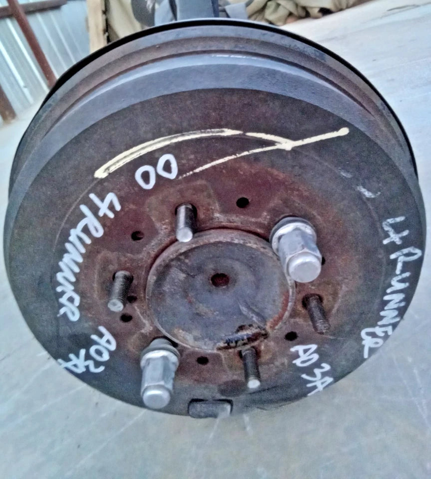 96-02 TOYOTA 4RUNNER REAR END DIFFERENTIAL AXLE CARRIER COMPLETE W/ABS A03A 4.10