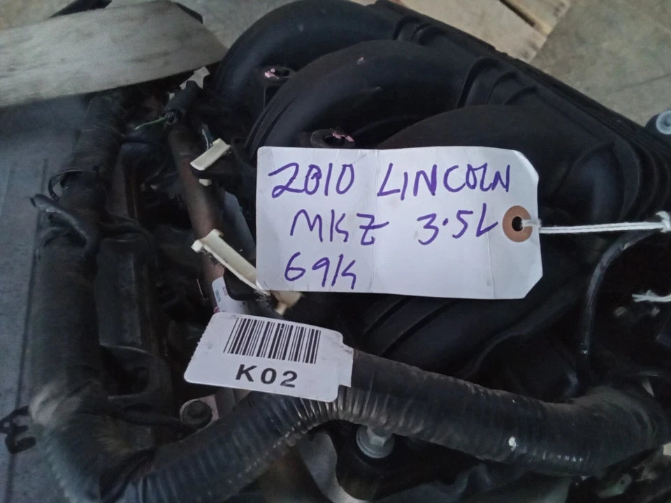 LINCOLN MKZ MKS MKX FORD TAURUS EXPLORER EDGE FLEX 3.5L ENGINE MOTOR W/O COOLER