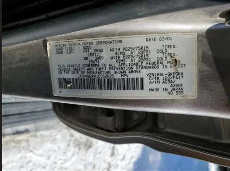 Toyota 4Runner Transmission