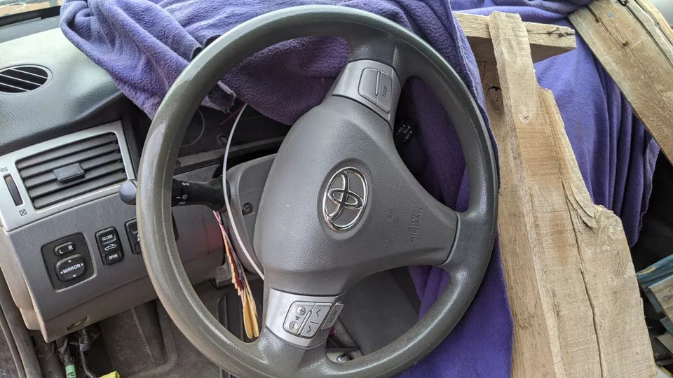 2007 2008 TOYOTA SOLARA Driver Steering Wheel WITH AIRB