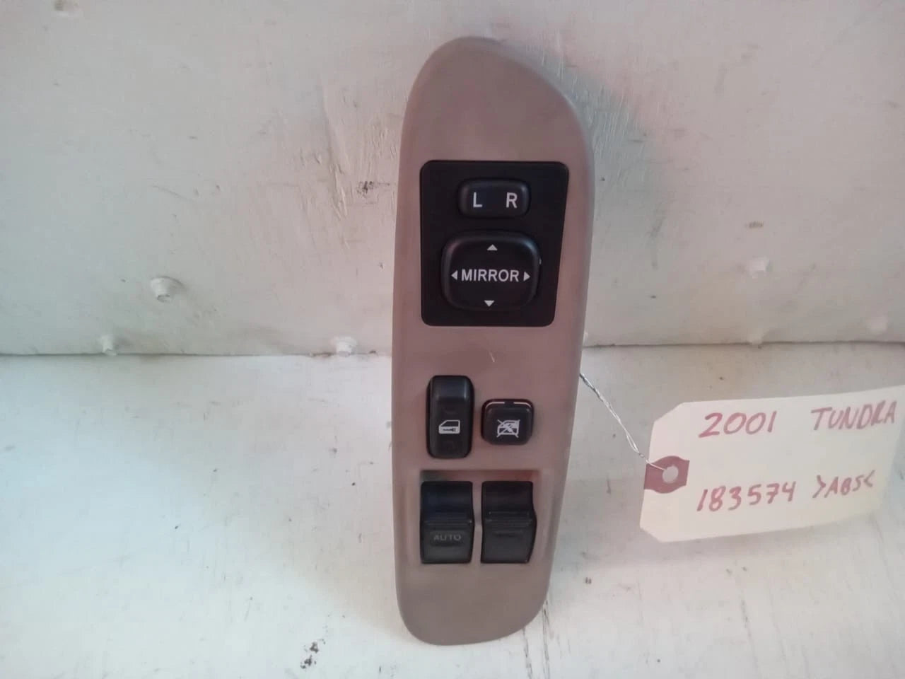 2000-2006 TOYOTA TUNDRA DRIVER SIDE MASTER POWER WINDOW SWITCH TAN 74202-0C020W