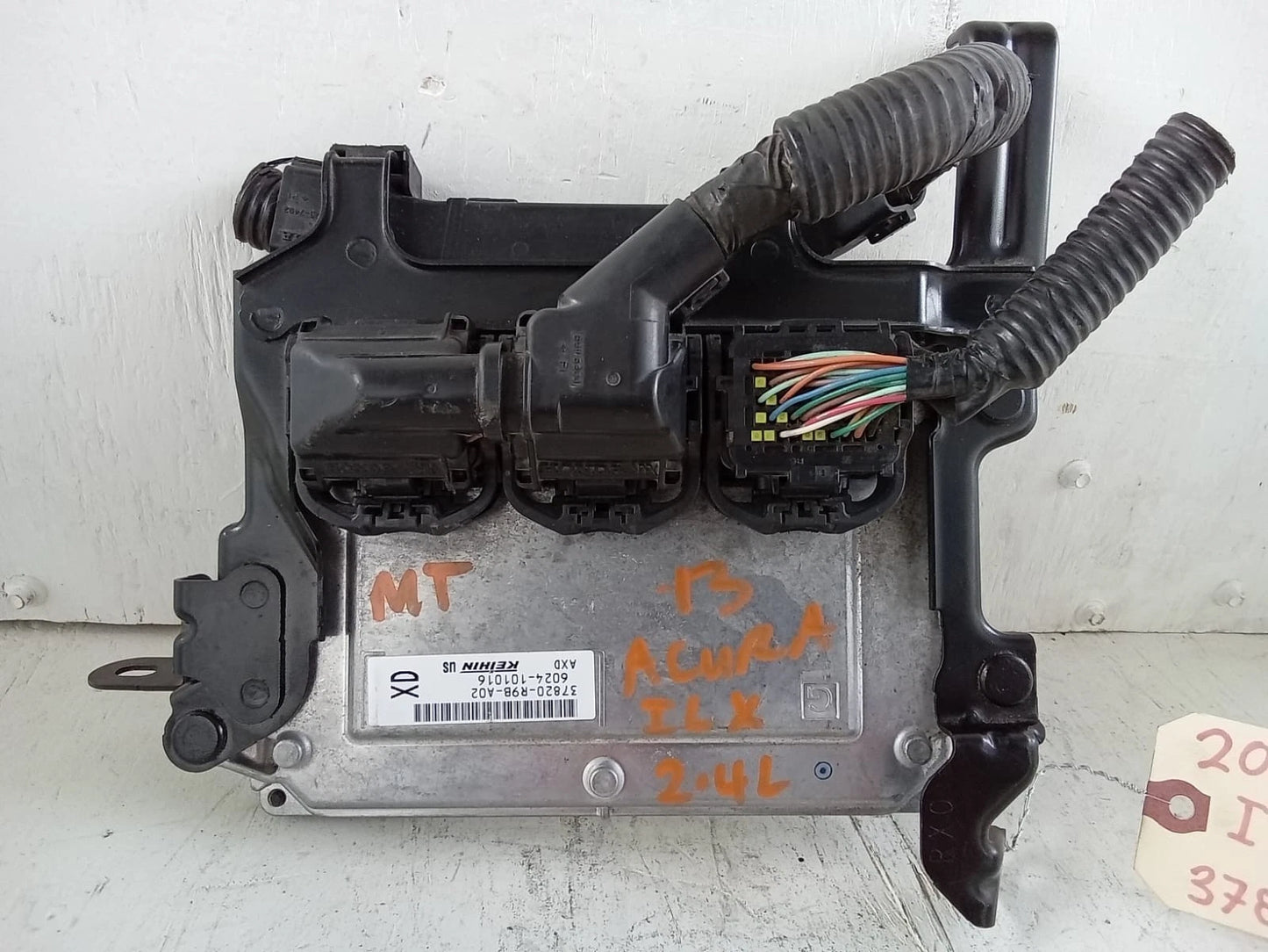 2013-2014 ACURA ILX 2.4L MT ENGINE COMPUTER CONTROL MODULE ECU ECM 37820-R9B-A02