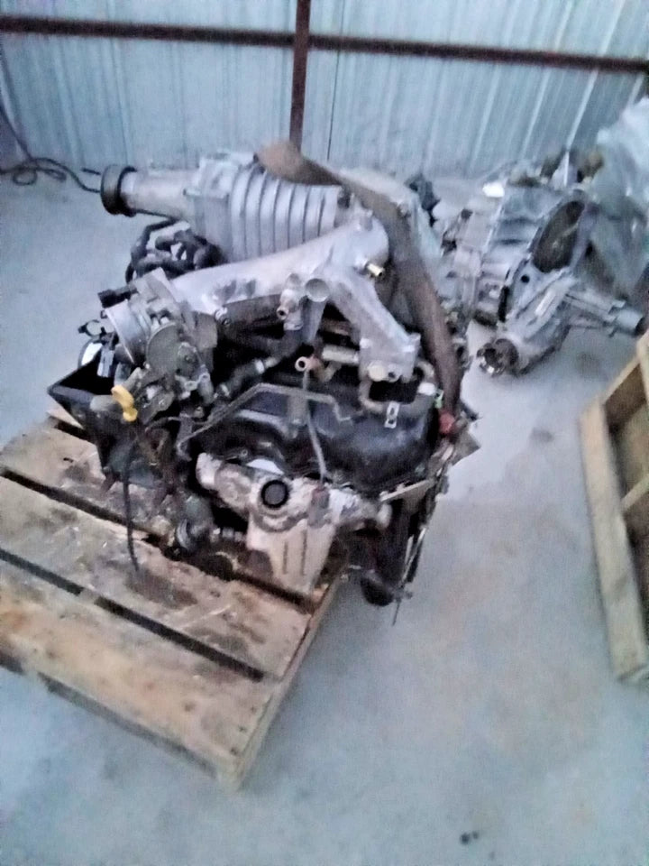 01 02 03 04 NISSAN XTERRA FRONTIER 3.3L V6 ENGINE MOTOR ASSY VIN M SUPERCHARGED