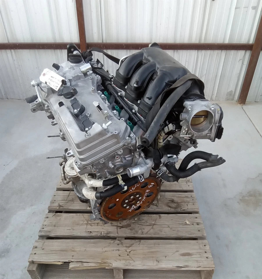 10 11 12 13 TOYOTA HIGHLANDER 3.5L ENGINE MOTOR ASSY W/ OIL COOLER 2GRFE GRADE A