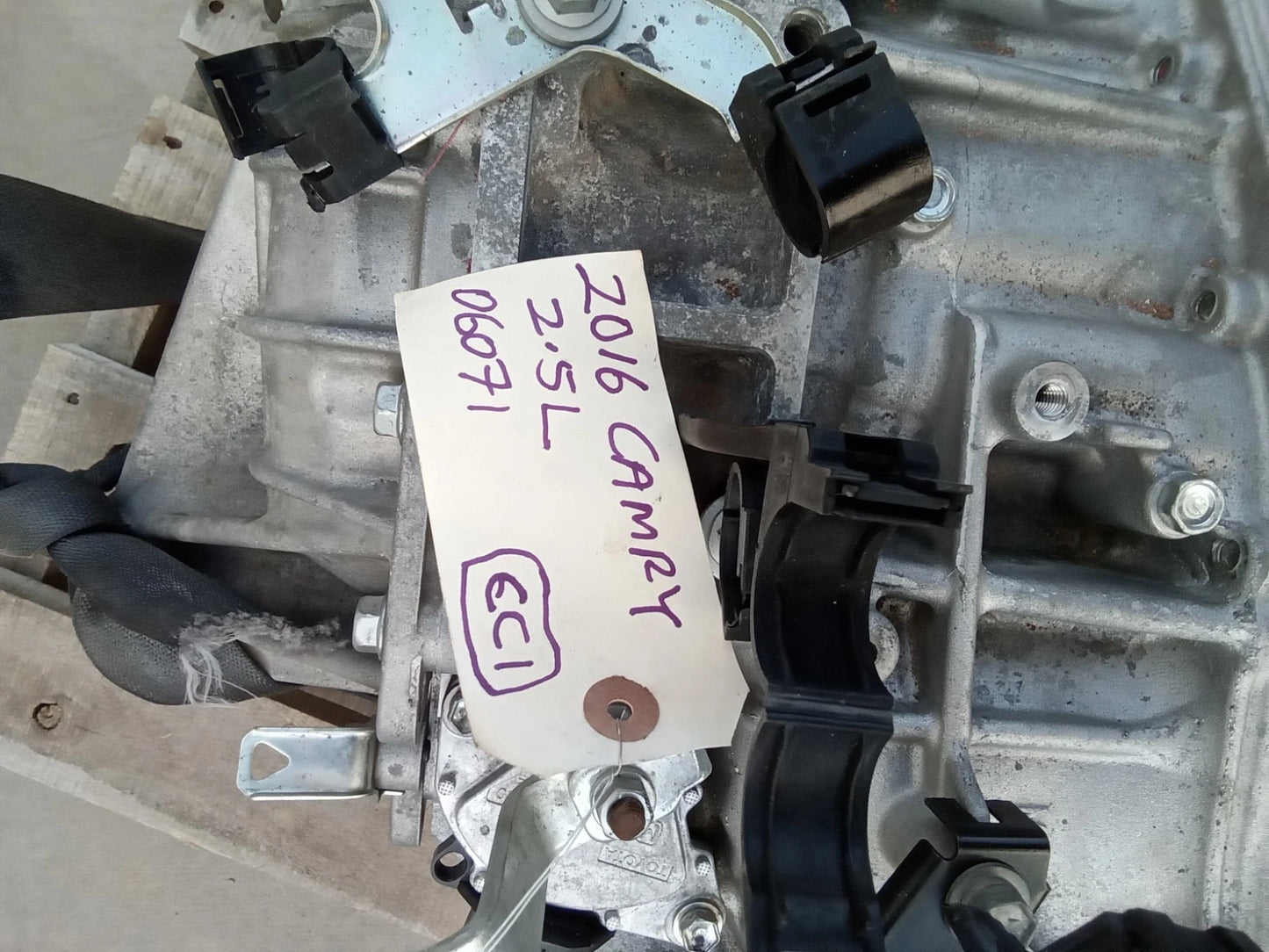 12 13 14 15 16 17 TOYOTA CAMRY 2.5L AUTOMATIC TRANSMISSION ID 30510-06071