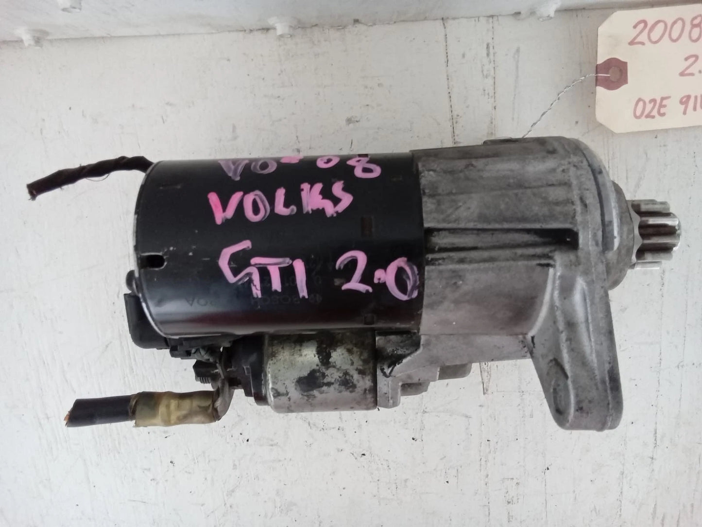 2006-2014 VOLKSWAGEN GOLF GTI 2.0L STARTER MOTOR 02E-911-023-J | 1-005-831-445