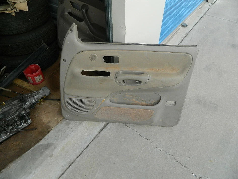 TOYOTA TUNDRA ACC CAB FRONT RIGHT PASSENGER DOOR PANEL OEM TAN COLOR