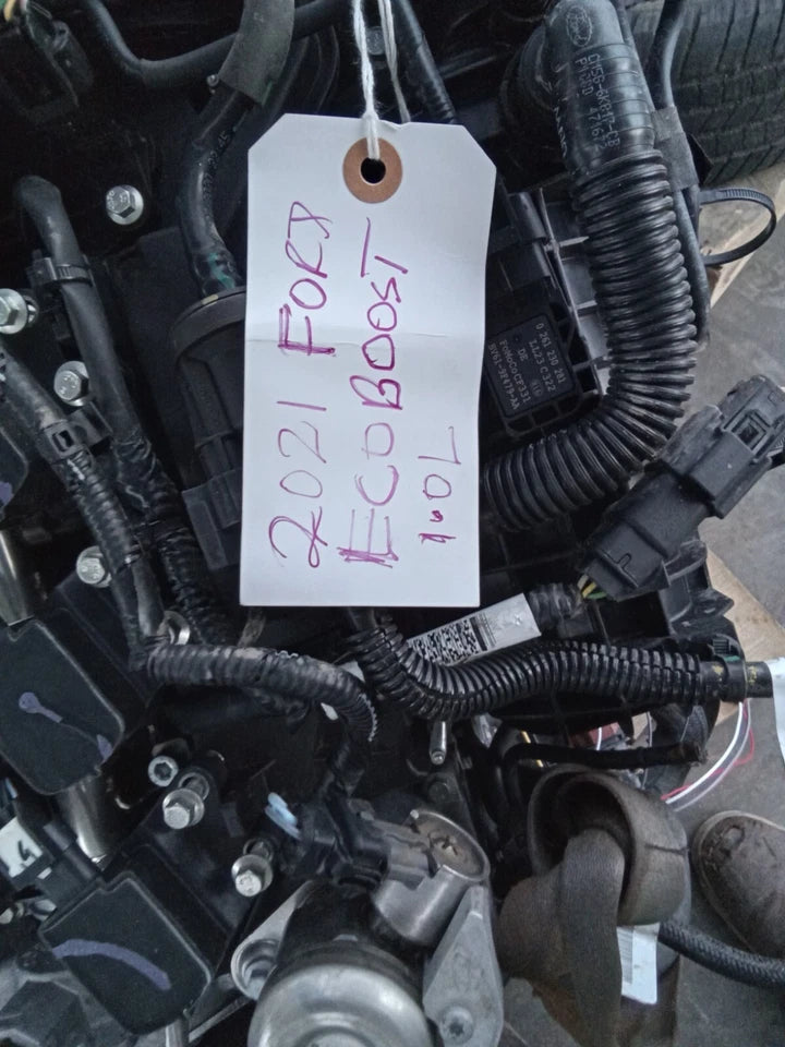 18 19 20 21 FORD ECOSPORT 1.0L 3 CYL ENGINE MOTOR W/TURBO ASSEMBLY VIN E 34K MIL