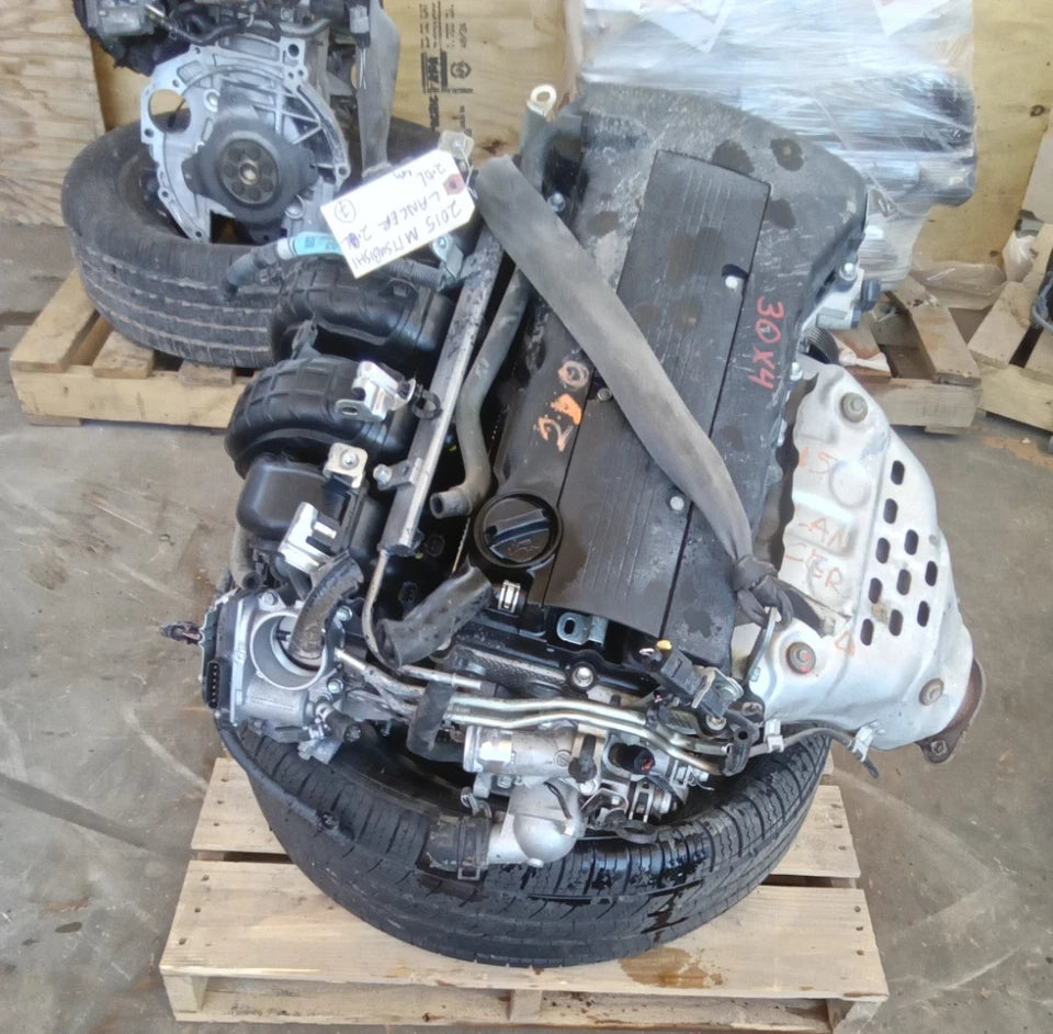 13 14 15 16 17 MITSUBISHI LANCER 2.0L 4CYL 2WD ENGINE MOTOR ASSEMBLY