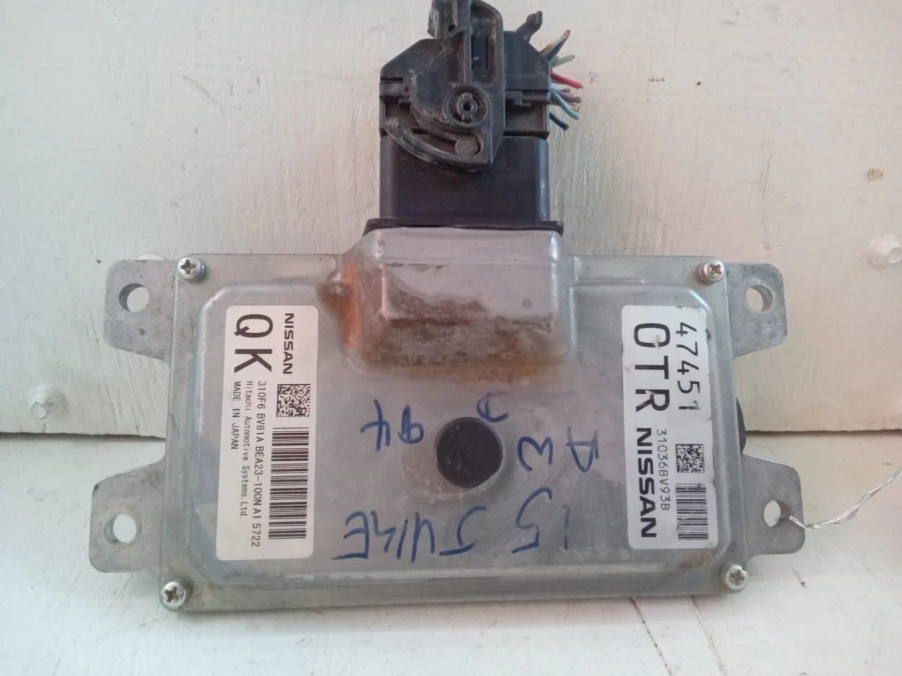 2014 - 2017 NISSAN JUKE AWD TRANSMISION CONTROL MODULE 310F6 BV81A BEA23-100N A1