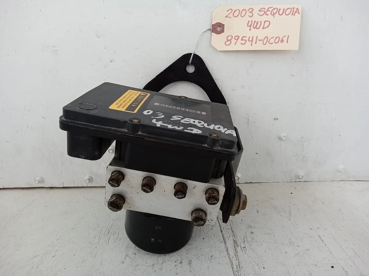 03-04 TOYOTA SEQUOIA 4WD 4.7L ANTI LOCK BRAKE PUMP ABS CONTROL MODULE 895410C061