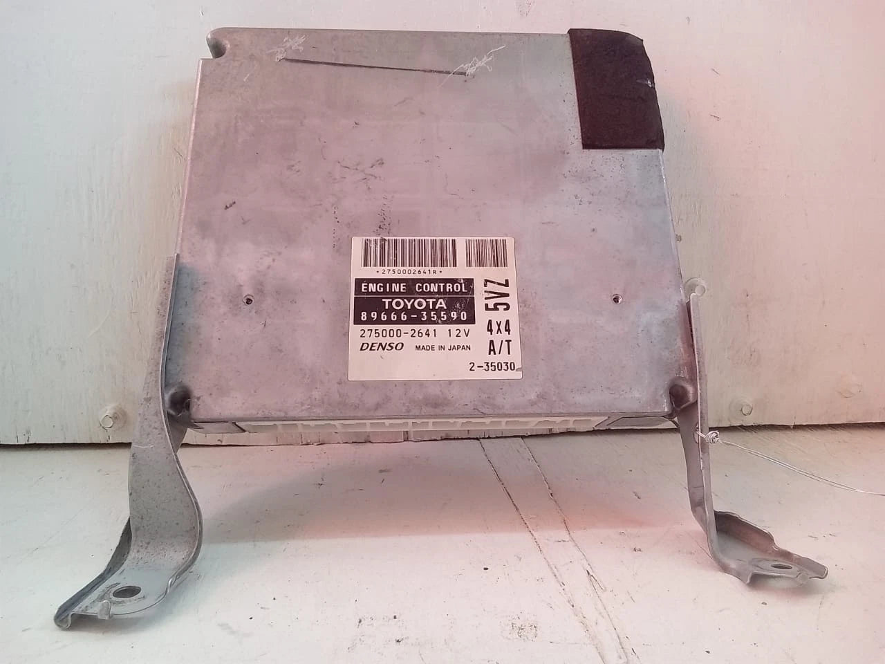 2002 TOYOTA 4RUNNER 4WD 3.4L ENGINE COMPUTER CONTROL MODULE ECU ECM 89666-35590