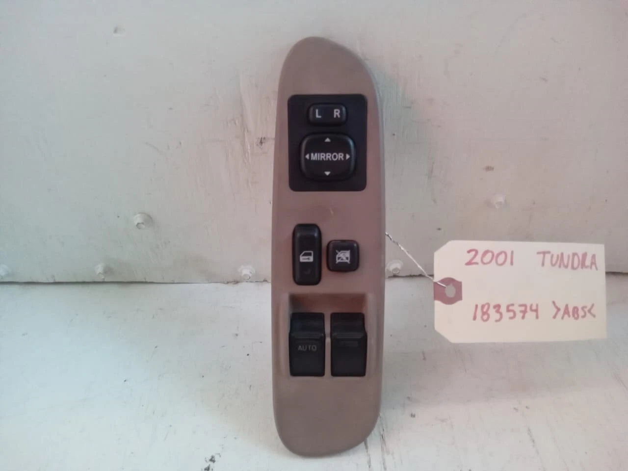 2000-2006 TOYOTA TUNDRA DRIVER SIDE MASTER POWER WINDOW SWITCH TAN 74202-0C020W