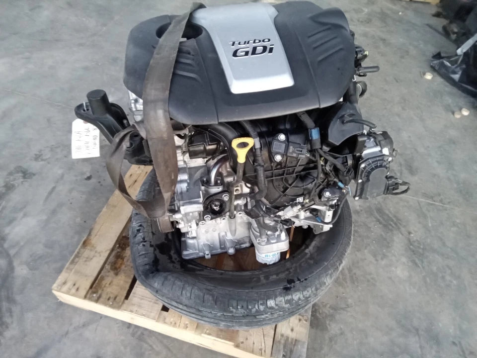 13- 15 HYUNDAI VELOSTER 14-16 KIA FORTE AT, 1.6L TURBO VIN 3 & E ENGINE MOTOR