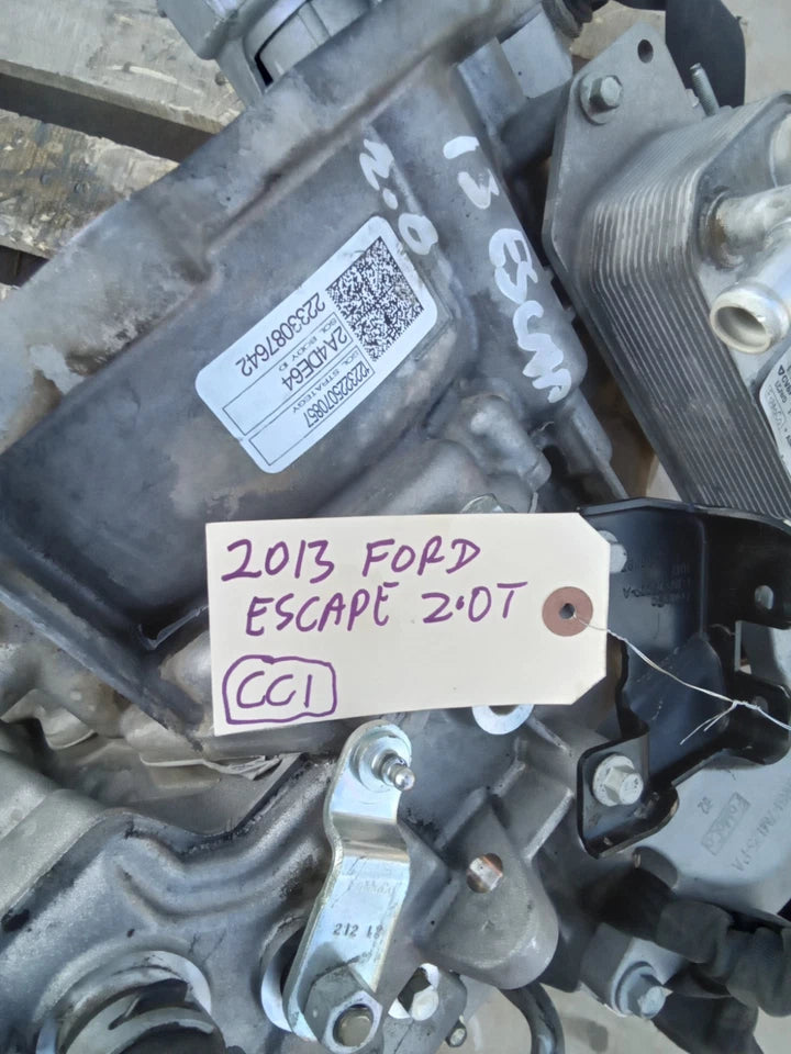 13 14 (THRU 04/19/14) FORD ESCAPE 2.0L 4X4 4WD AUTOMATIC TRANSMISSION ASSY 6F35