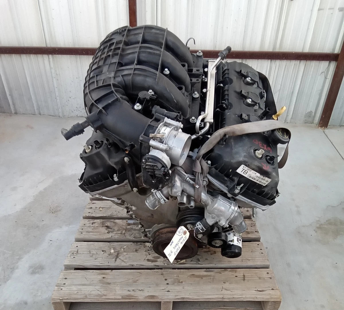 2011 2012 2013 2014 FORD MUSTANG 3.7L V6 ENGINE MOTOR ASSEMBLY VIN M