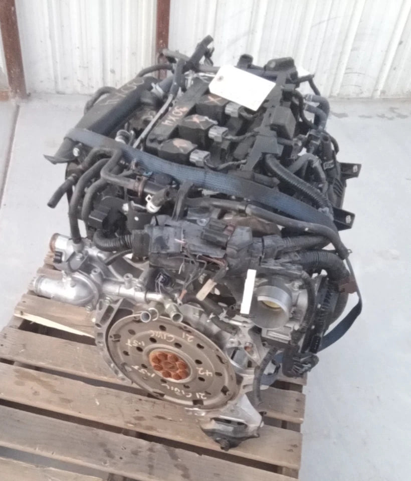 17 18 19 20 21 HONDA CIVIC 1.5T ENGINE MOTOR ASSEMBLY W/TURBO 42K MILES VIN 7