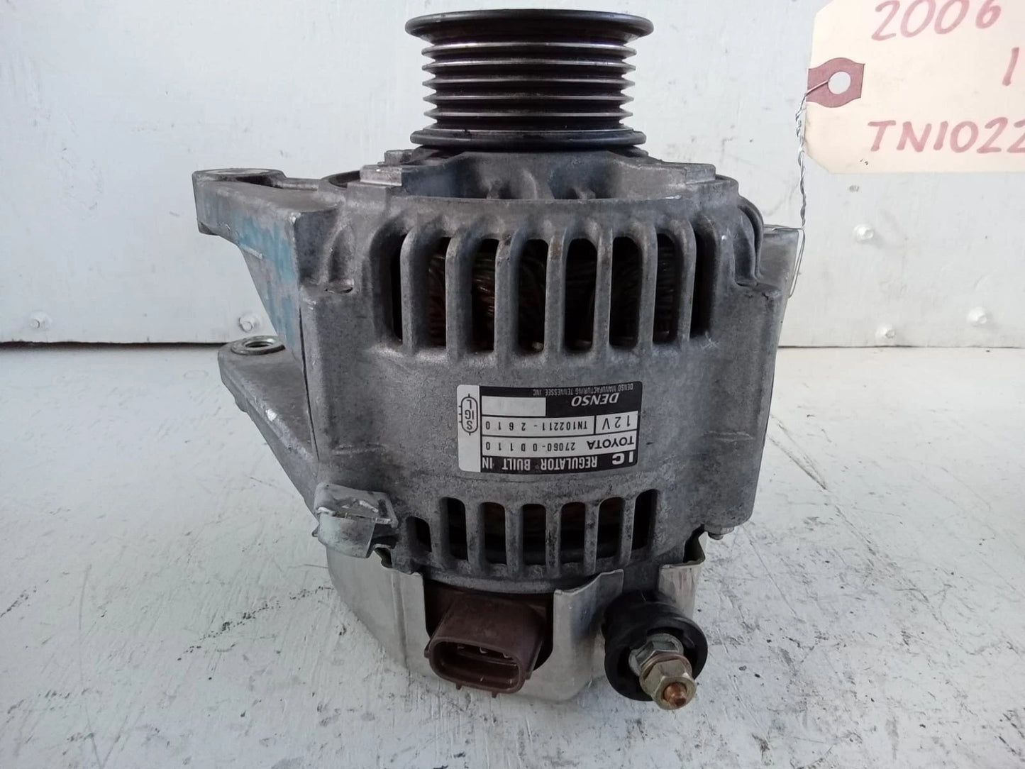 2003-2008 TOYOTA COROLLA 1.8L ALTERNATOR GENERATOR 27060-0D110 | TN102211-2610