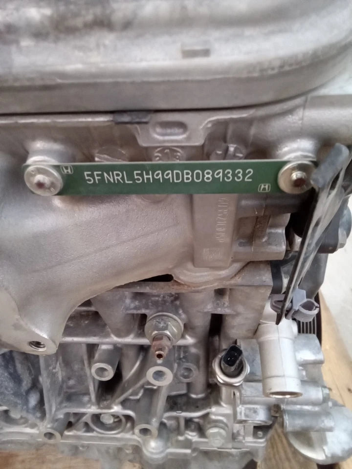 11 12 13 14 15 16 17 HONDA ODYSSEY V6 3.5L 2WD VIN 5 ENGINE MOTOR ASSEMBLY J35Z8
