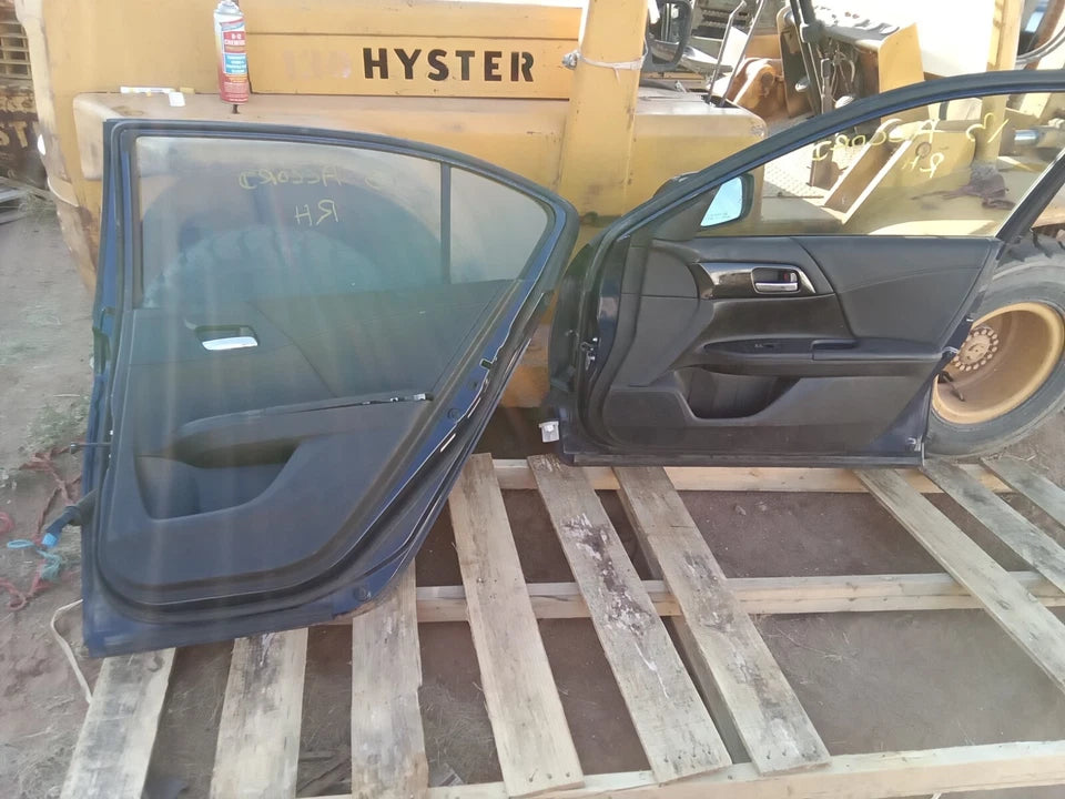 13-17 HONDA ACCORD SDN FRONT & REAR RIGHT PASSENGER SIDE 2 DOORS - BLUE B588PX