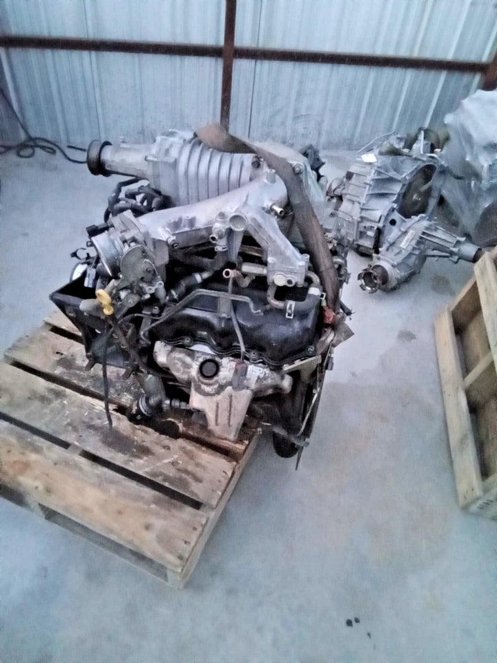 01 02 03 04 NISSAN XTERRA FRONTIER 3.3L V6 ENGINE MOTOR ASSY VIN M SUPERCHARGED