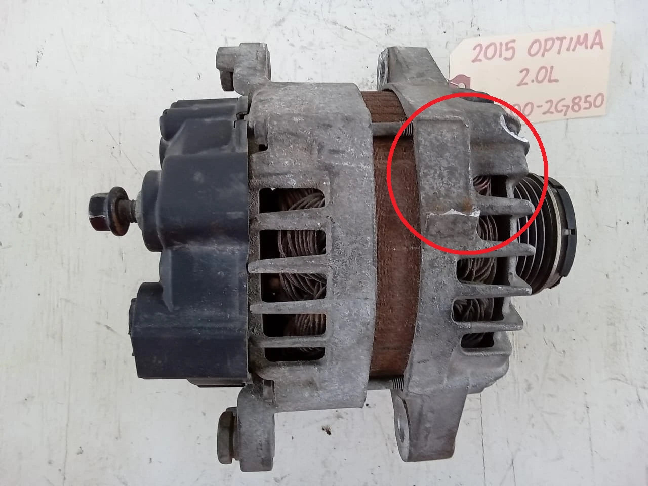 2014-2015 KIA OPTIMA 2.0L ALTERNATOR GENERATOR - 37300-2G850 | 2612490 B