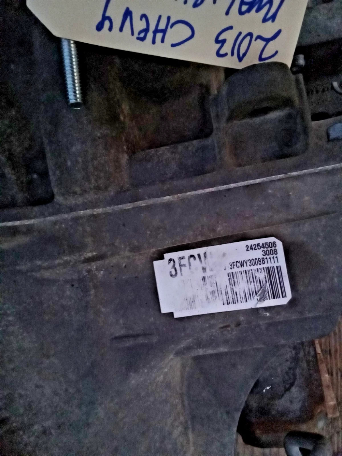 2013 13 CHEVY MALIBU 2.5L AT AUTOMATIC TRANSMISSION ASSEMBLY 3FCW