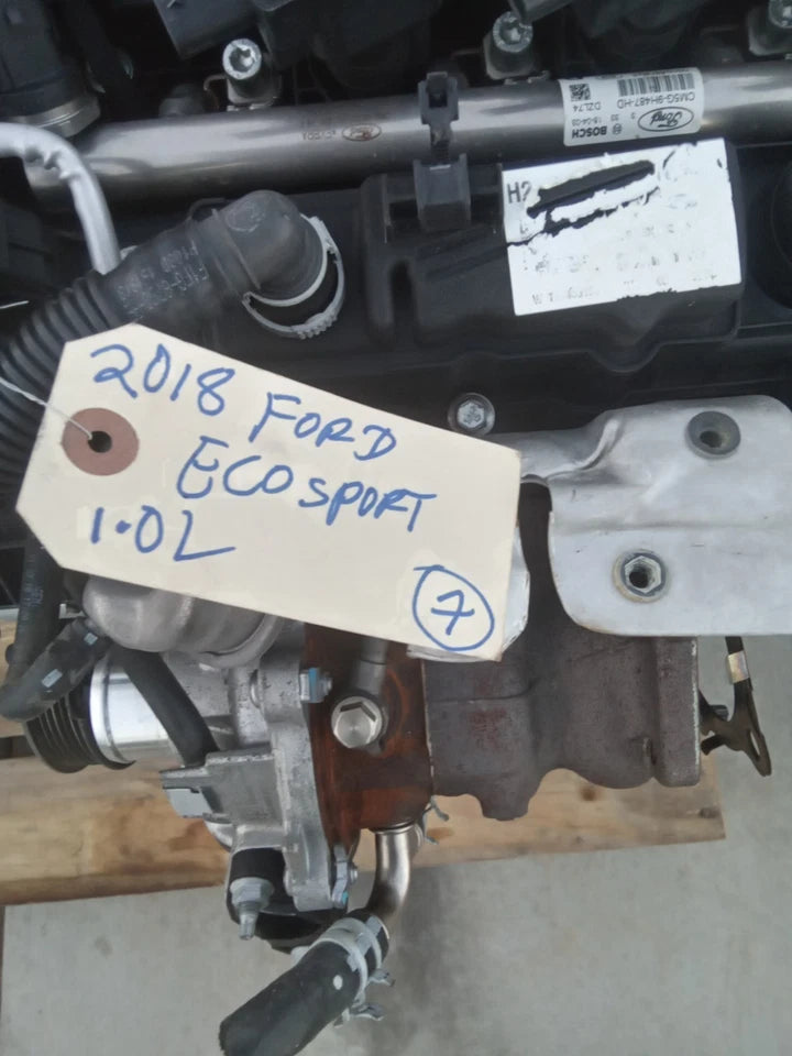 18 19 20 21 FORD ECOSPORT 1.0L 3 CYL ENGINE MOTOR W/TURBO ASSEMBLY VIN E 62K MIL
