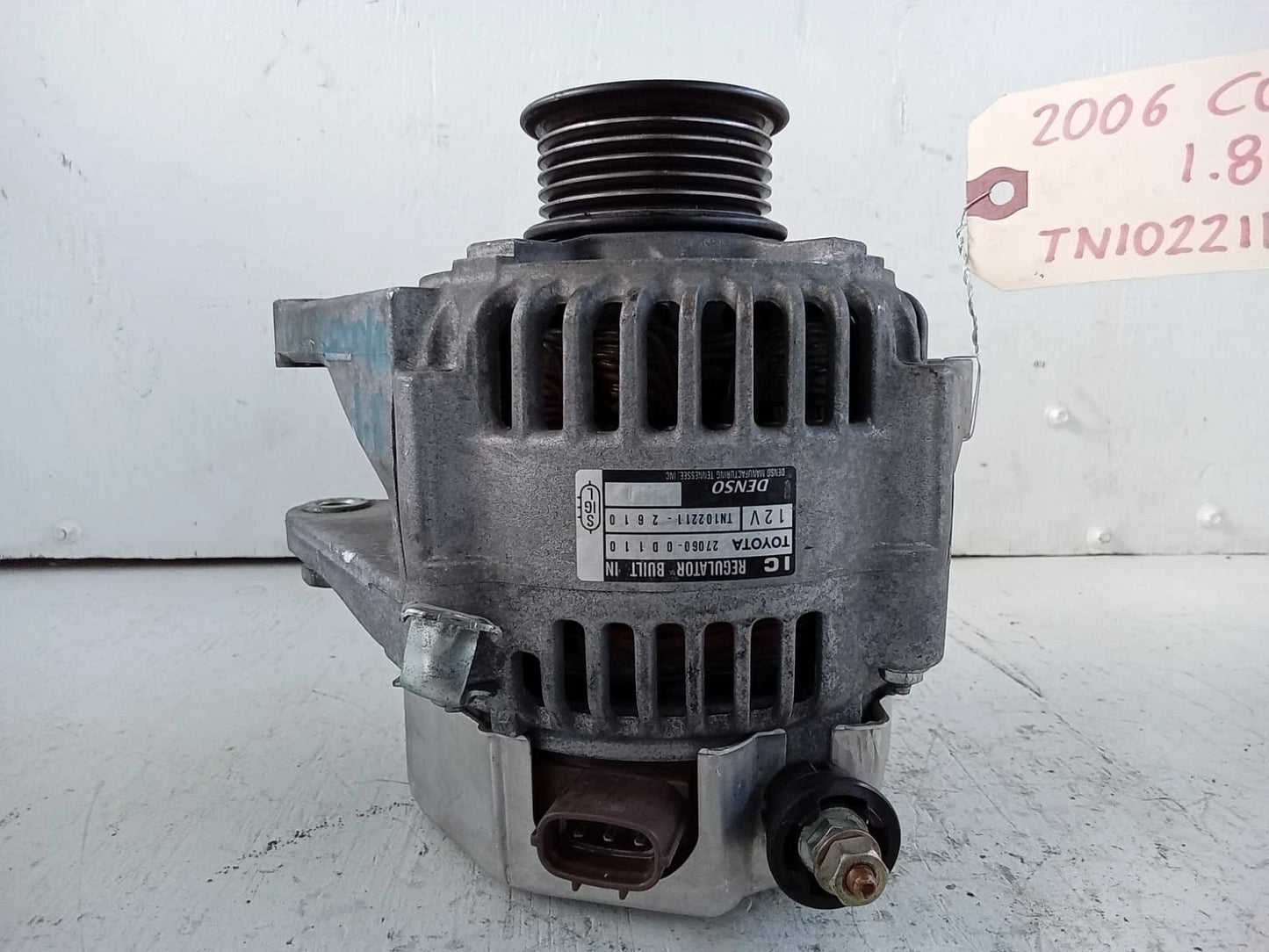 2003-2008 TOYOTA COROLLA 1.8L ALTERNATOR GENERATOR 27060-0D110 | TN102211-2610