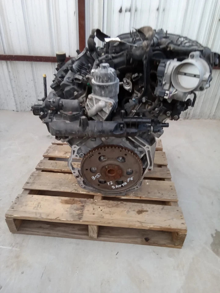 11-13 KIA SORENTO 10-12 HYUNDAI SANTA FE 3.5L V6 ENGINE MOTOR ASSEMBLY G6DC