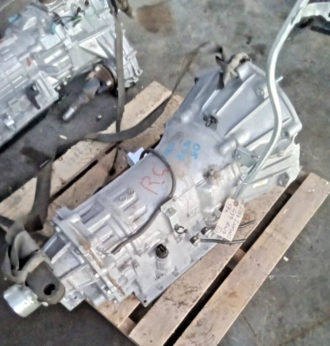 2008 INFINITI G37 automatic transmission assembly 57,753 miles on pallet