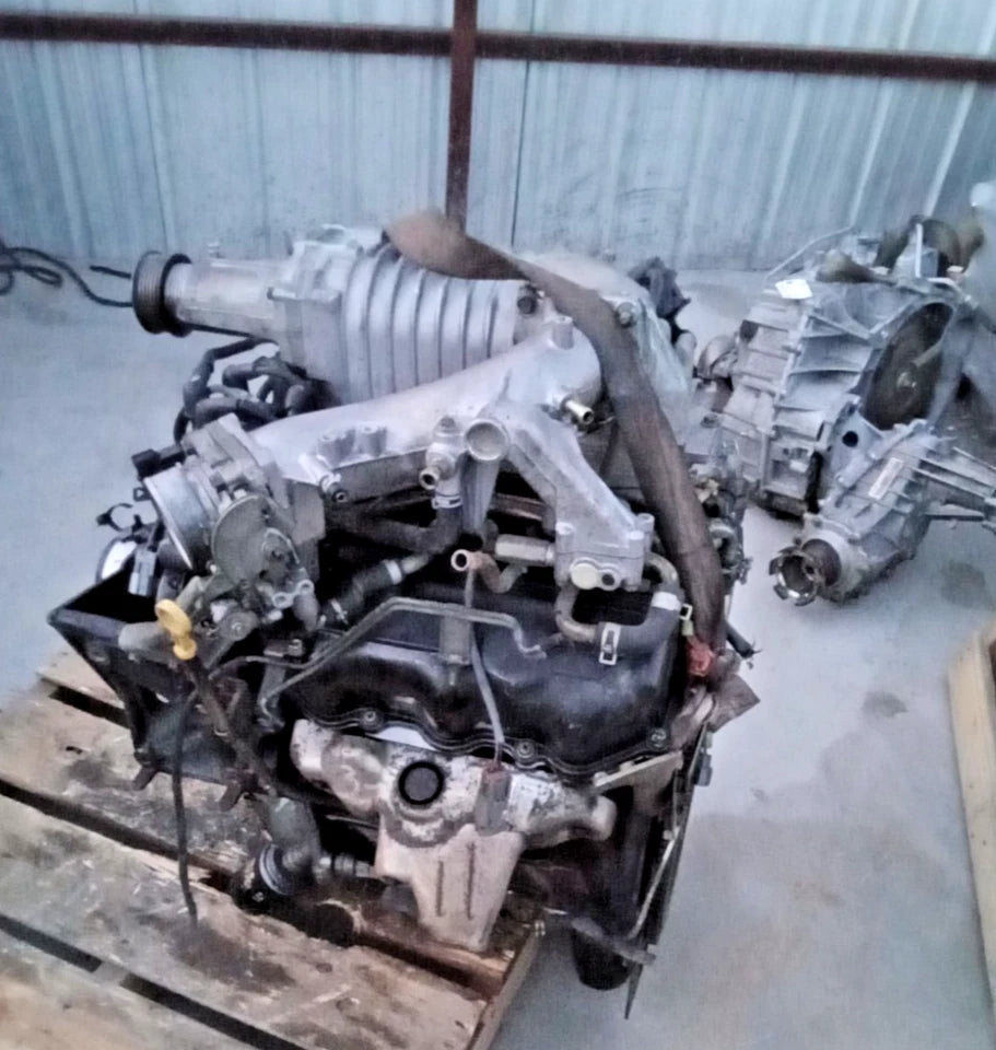 01 02 03 04 NISSAN XTERRA FRONTIER 3.3L V6 ENGINE MOTOR ASSY VIN M SUPERCHARGED