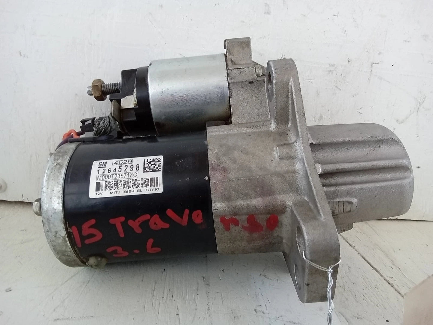 2009-2017 CHEVROLET TRAVERSE 3.6L V6 STARTER MOTOR - M000T23871ZC | 12645298