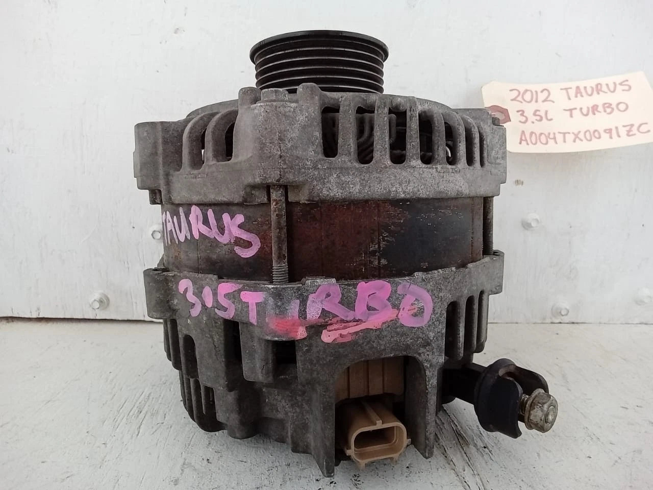 2010-2012 FORD TAURUS TURBO 3.5L ALTERNATOR GENERATOR A004TX0091ZC | AA5T10300BB