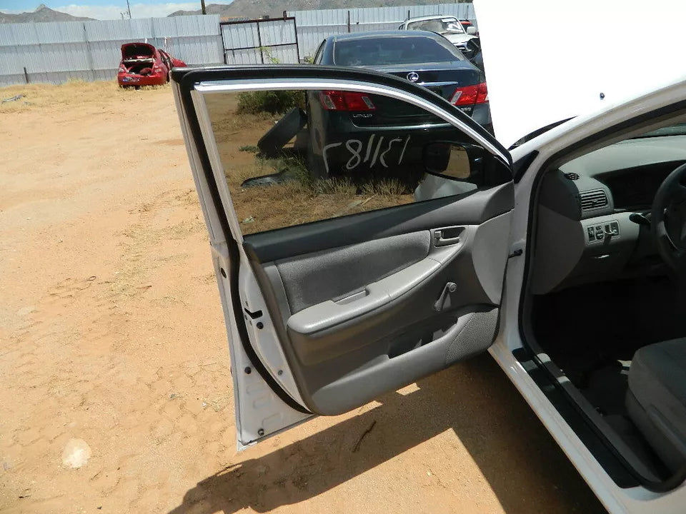 2003 2004 2005 2006 2007 2008 TOYOTA COROLLA FRONT AND REAR LEFT DRIVER DOORS