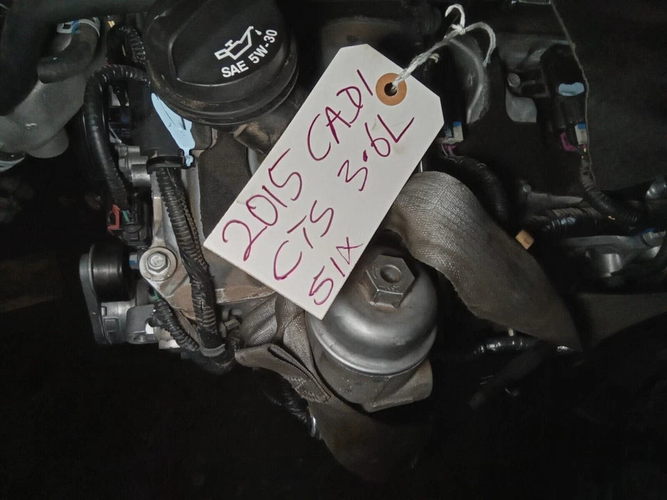 2014 2015 CADILLAC CTS 3.6L LFX RWD 2WD V6 ENGINE MOTOR ASSEMBLY LOW MILES 51K