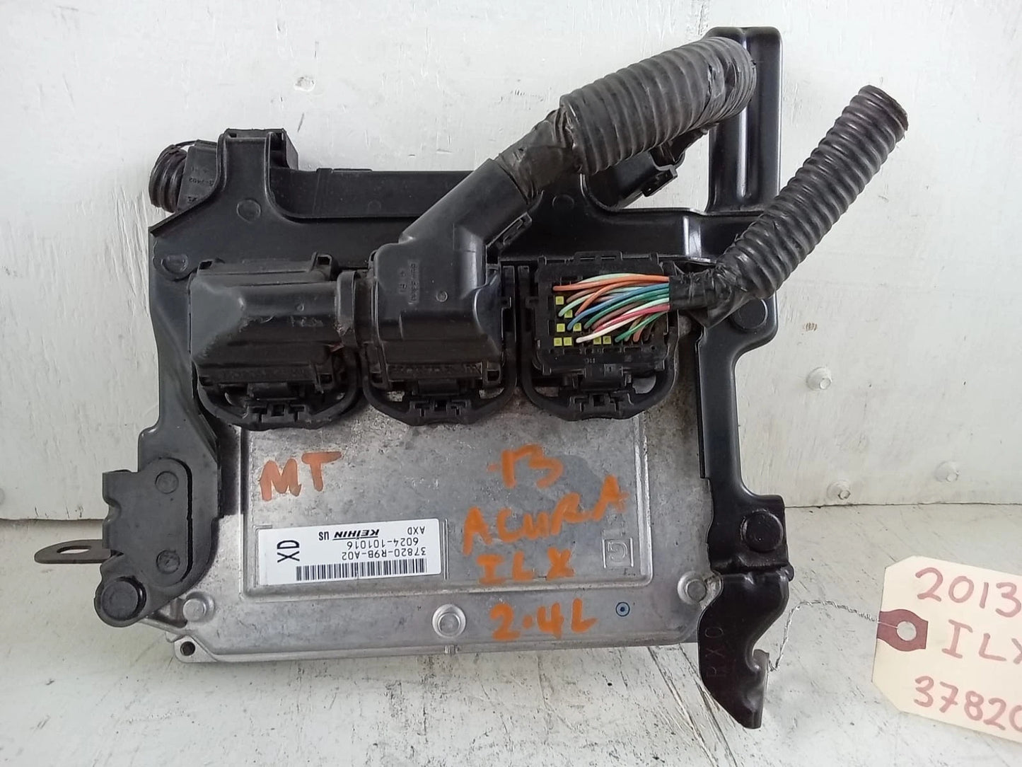 2013-2014 ACURA ILX 2.4L MT ENGINE COMPUTER CONTROL MODULE ECU ECM 37820-R9B-A02