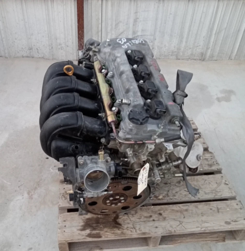 2003 2004 (THRU 04/04) TOYOTA COROLLA 1.8L ENGINE MOTOR ASSEMBLY VIN R 1ZZFE
