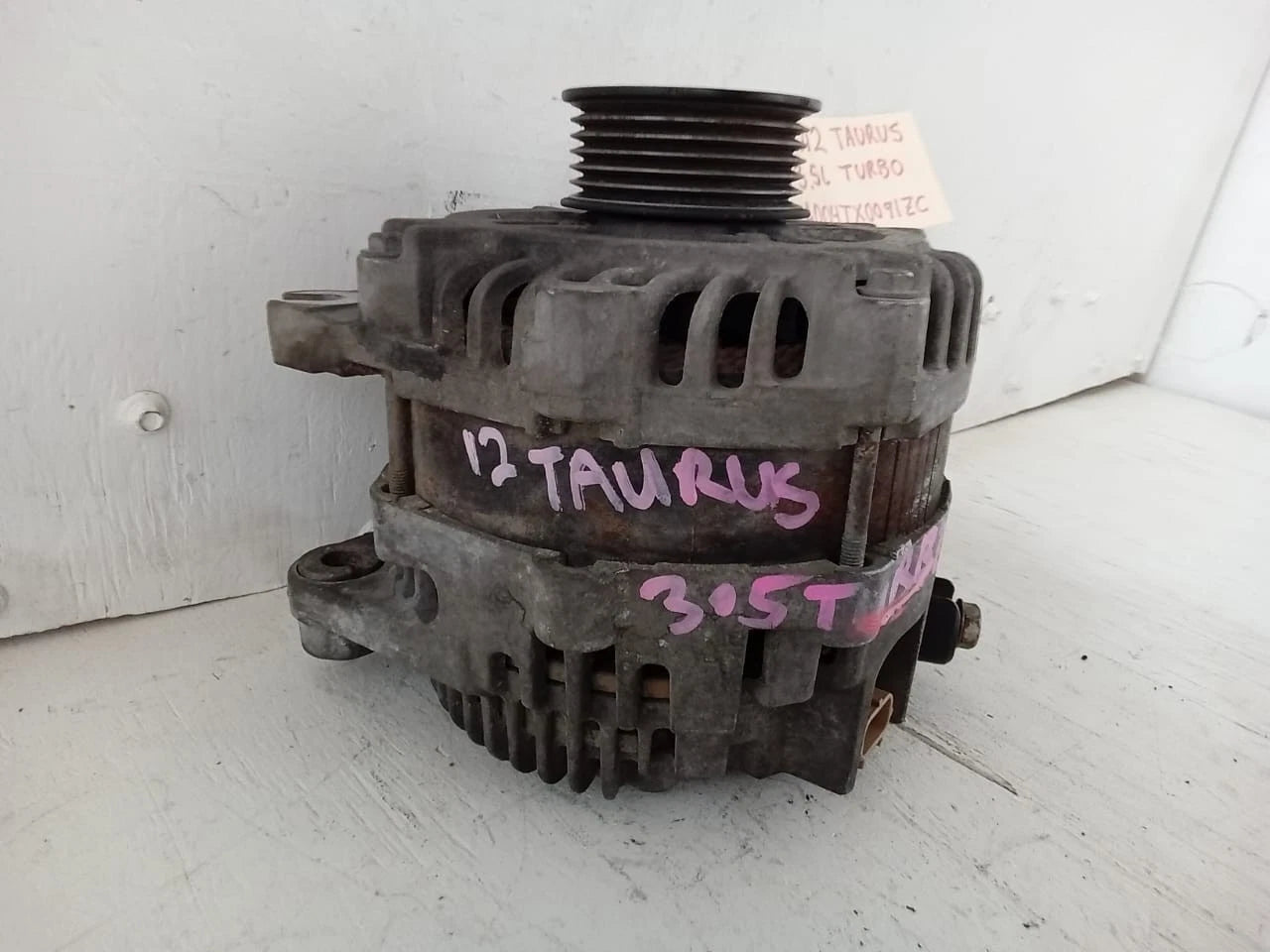 2010-2012 FORD TAURUS TURBO 3.5L ALTERNATOR GENERATOR A004TX0091ZC | AA5T10300BB