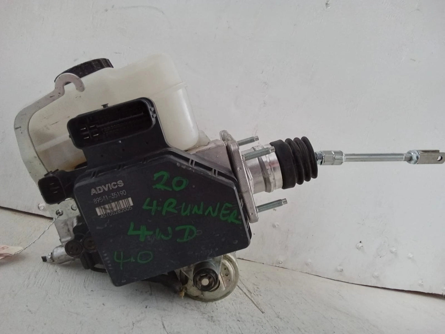 2020-2022 TOYOTA 4RUNNER 4.0L ABS PUMP BRAKE BOOSTER MASTER CYLINDER 89541-35190