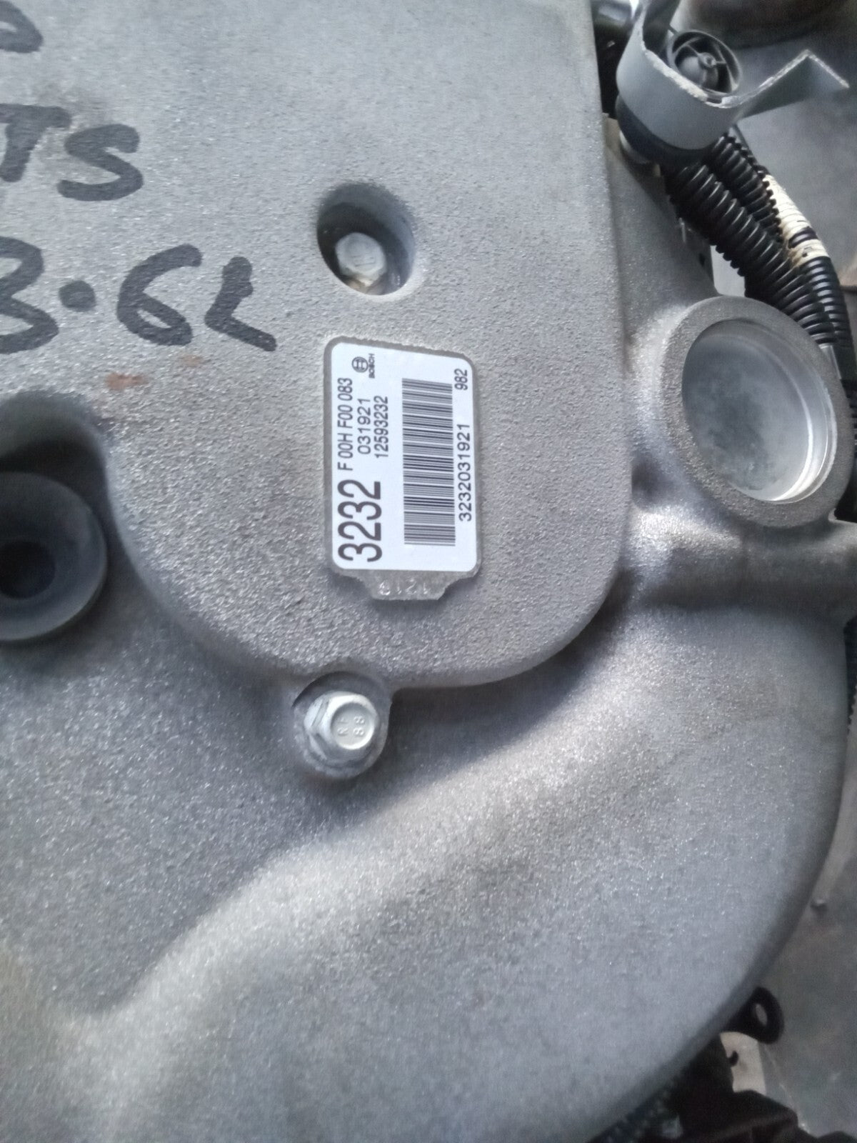 2006 CADILLAC SRX STS 3.6L VIN 7, 8th digit, opt LY7 ENGINE MOTOR ASSEMBLY 122K