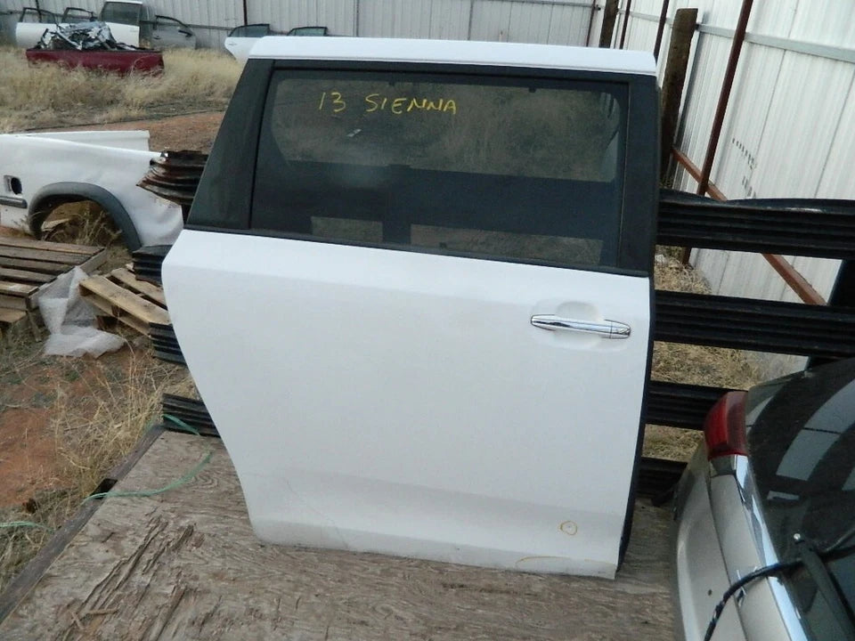 2011 2012 2013 2014 TOYOTA SIENNA REAR RIGHT PASSENGER SIDE DOOR ASSEMBLY