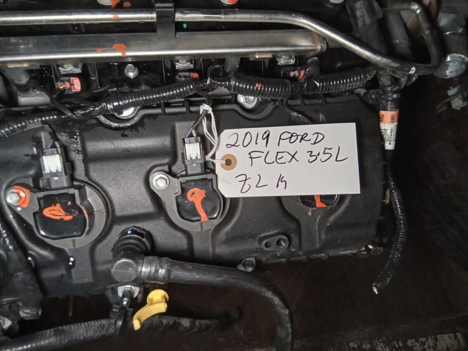 15-19 FORD FLEX EXPLORER TAURUS EDGE 3.5L ENGINE MOTOR ASSY W/O OIL COOLER 79K M