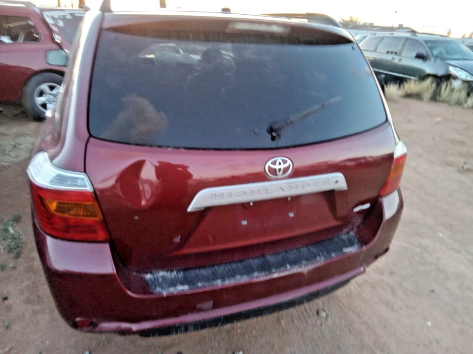 08 09 10 11 12 13 TOYOTA HIGHLANDER TAILGATE HATCH TRUNK LID POWER LIFT W/CAMERA