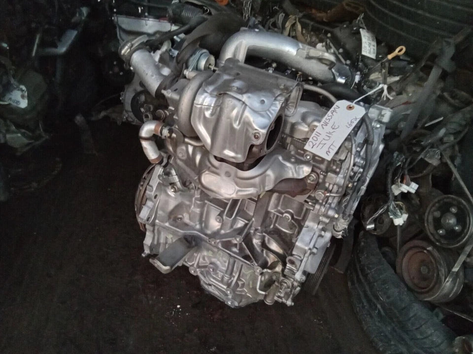 2011 2012 2013 2014 NISSAN JUKE 1.6L W/TURBO MR16DDT ENGINE MOTOR ASSY MANUAL MT