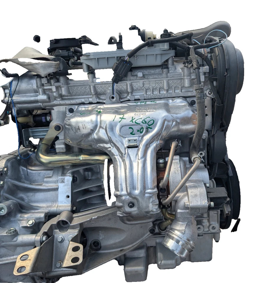 16-18 VOLVO S60 XC60 V60 15-16 S80 2.0L T5 ENGINE MOTOR ASSY W/TURBO B4204T11