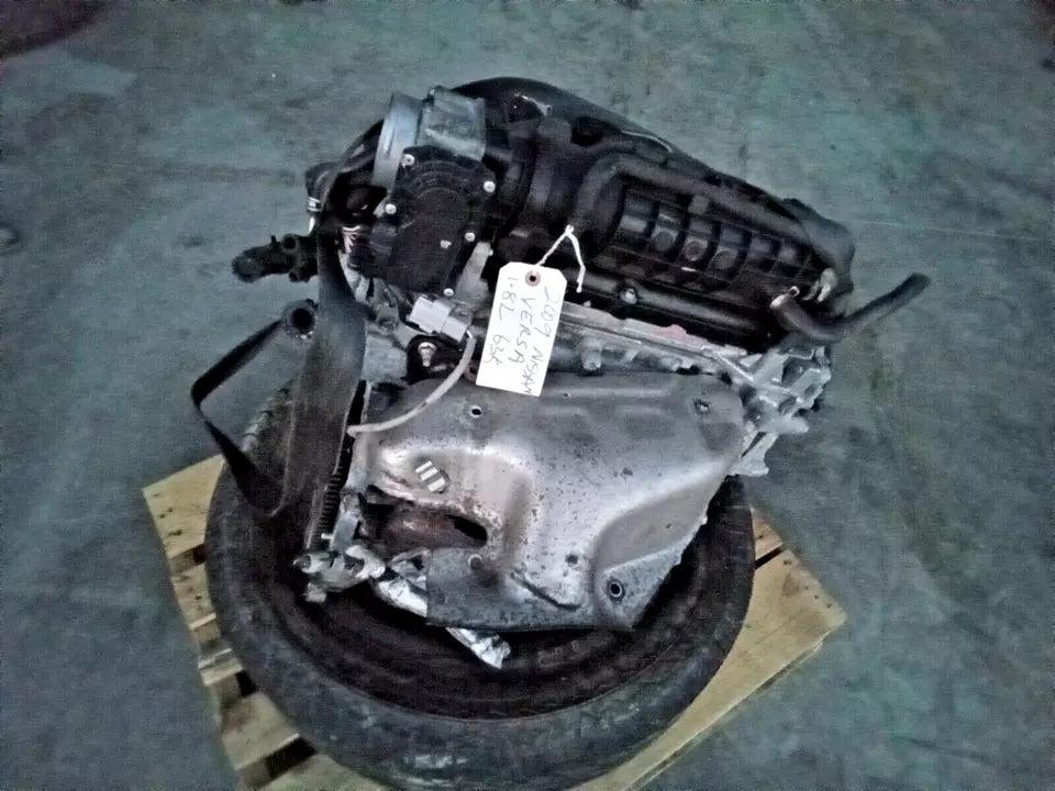 07 08 09 10 11 12 NISSAN VERSA 1.8L VIN B ENGINE MOTOR ASSEMBLY 63K MILES MR18DE