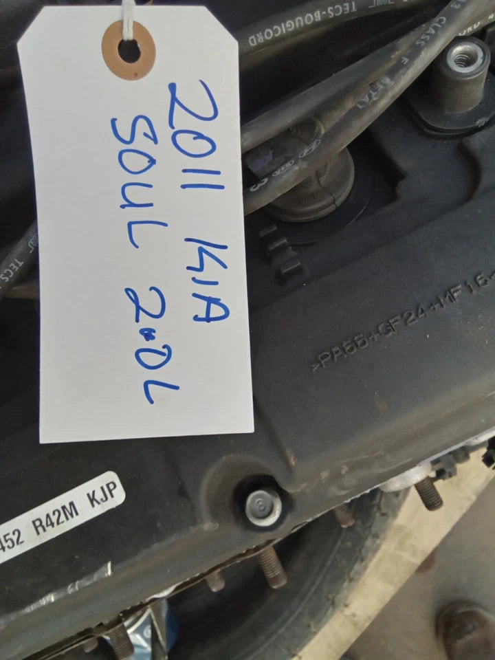 2010 2011 KIA SOUL 2.0L 4CYL ENGINE MOTOR ASSEMBLY (VIN 2, 8th digit) - LOW MILE