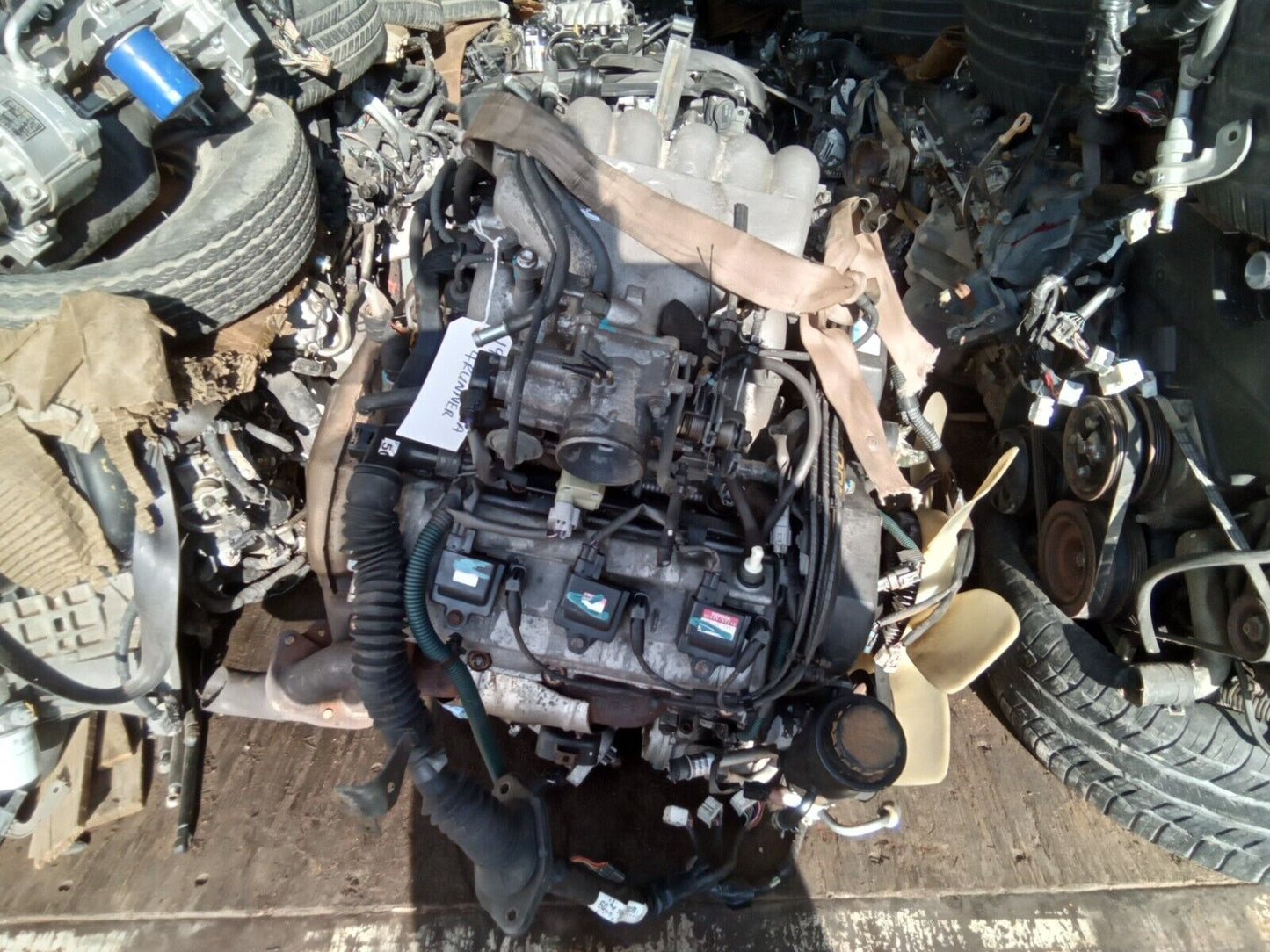 TOYOTA 4RUNNER TUNDRA T100 ENGINE MOTOR ASSY 3.4L V6 W/ACCESSORIES -SWAP READY