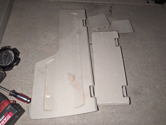 03 04 05 06 07 08 09 TOYOTA 4RUNNER REAR TRUNK JACK HOLE STORAGE COVERS (SET)